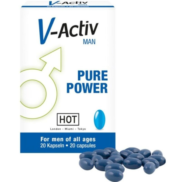 HOT - V-ACTIV CAPSULES FOR MEN 20 CPS